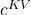 c^{KV}