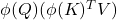 \phi(Q)(\phi(K)^TV)