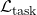 \mathcal{L}_{\text{task}}