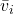 \bar{v}_i