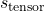 s_{\text{tensor}}