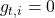 g_{t,i}=0
