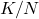 K/N