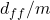 d_{ff}/m