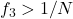 f_3 > 1/N
